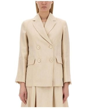 Max Mara Laura Double-Breasted Blazer - Naturel
