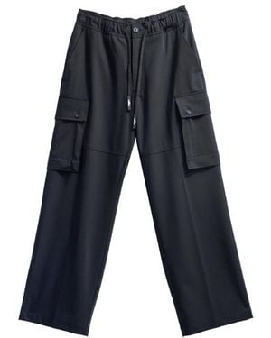 Just Cavalli Straight Trousers - Blue