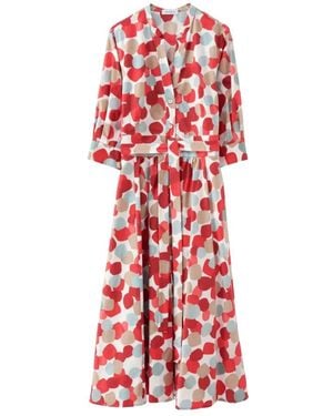 ROSSO35 Midi Dresses - Rojo