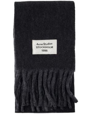 Acne Studios Winter Scarves - Negro