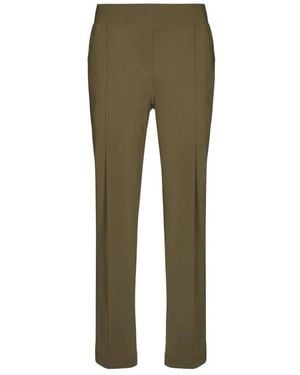Elena Miro Straight Trousers - Vert