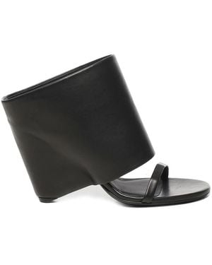 Courreges High Heel Sandals - Black