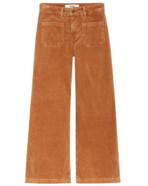 Five Jeans Wide Trousers - Marrón