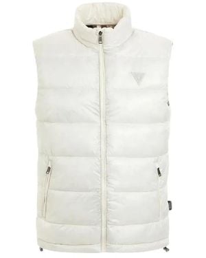 Guess Leichte Ärmellose Steppweste - Weiß