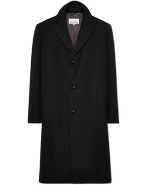 Maison Margiela Single-Breasted Coats - Negro