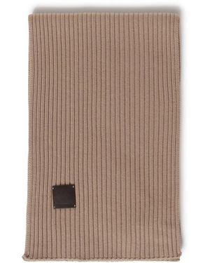 Max Mara Gerippter Wollschal - Braun