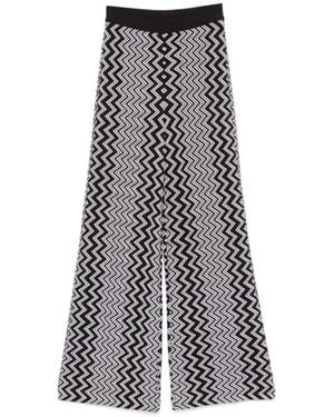 Missoni Schwarze Hosen Für Einen Stilvollen Look - Grau