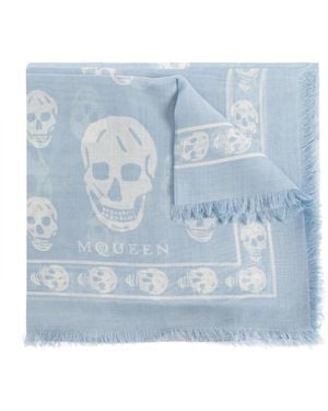 McQueen Scarves - Blue