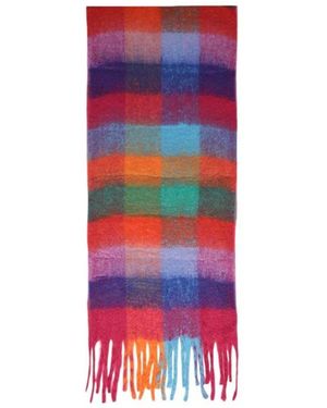 Pieces Winter Scarves - Red