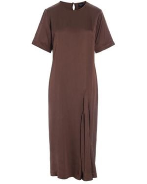 Bitte Kai Rand Midi-Jurk - Bruin