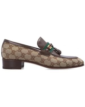 Gucci Slipper-Loafer - Braun