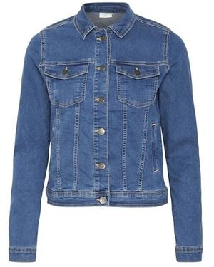 Kaffe Denim Jackets - Bleu