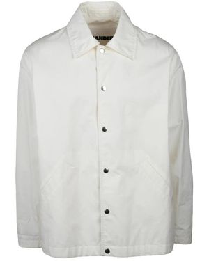 Jil Sander Jassen ,Wit ,Katoen Giubbottino - Grijs