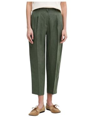 Benetton Cropped Trousers - Vert
