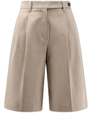 Brunello Cucinelli Korte Broeken ,Katoen Tailored Shorts - Grijs