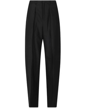 IVY & OAK Broeken ,Zwart ,Leer Rechte Broek