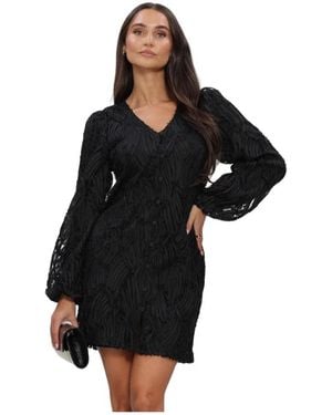 Object Kleedjes ,Zwart ,Polyester Objlucie Luka L/Re Top