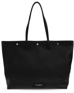 Dolce & Gabbana Tassen ,Zwart ,Katoen Essenza Bag