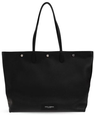 Dolce & Gabbana Tassen ,Zwart ,Katoen Essenza Bag