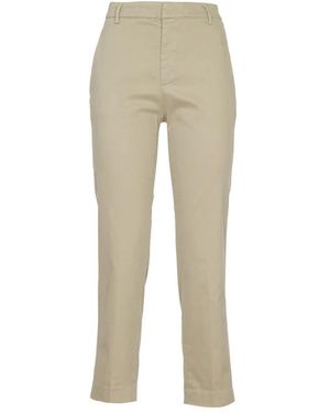 Dondup Cropped Trousers - Natural