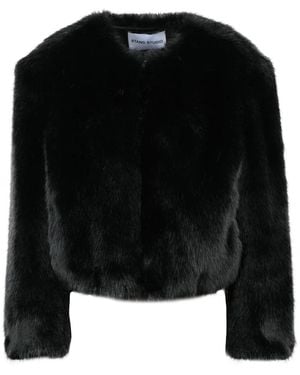 Stand Studio Faux Fur & Shearling Jackets - Black