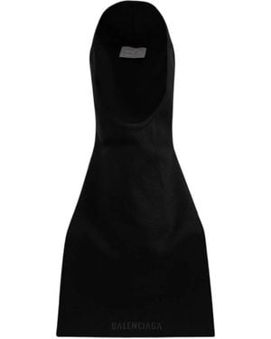 Balenciaga Accessoires ,Zwart ,Wol Wool Beanie