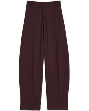 Lemaire Straight Trousers - Purple