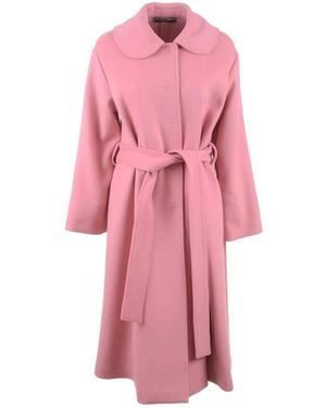 Dolce & Gabbana Belted Coats - Pink