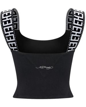 Ed Hardy Sleeveless Tops - Negro