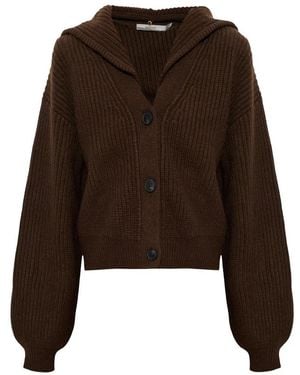 Gestuz Gzkamina Woll-Strickjacke - Braun
