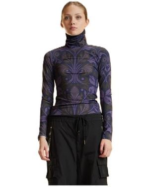 Cynthia Rowley Long Sleeve Tops - Blauw