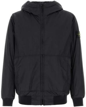 Stone Island Light Jackets - Azul