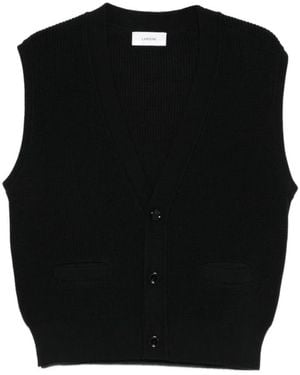 Lardini Sleeveless Sweaters - Black