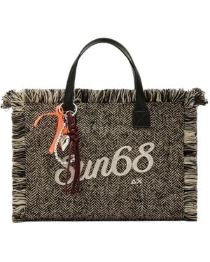 Sun 68 Shopping Bags - Black
