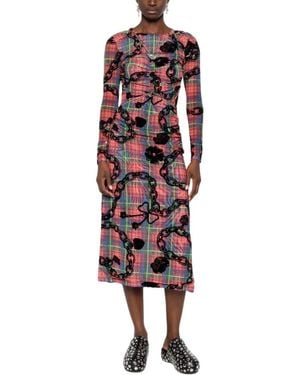 Chopova Lowena Midi Dresses - Rojo