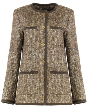 Golden Goose Tweed Jackets - Green