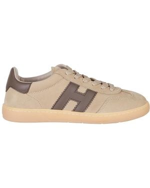 Hogan Schoenen ,Bruin ,Leer Cool Allacciato H - Naturel