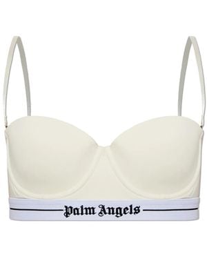 Palm Angels Trägerloser Bh Mit Abnehmbaren Trägern - Weiß