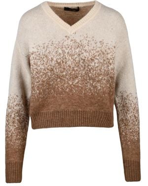 Twinset V-Neck Knitwear - Neutro