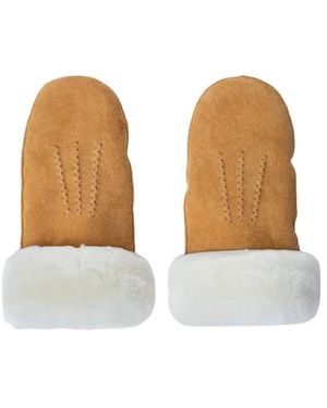 Re:designed Accessoires ,Bruin ,Leer Kasa 6515 Handschoenen - Naturel