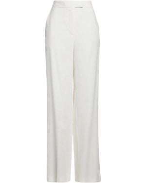 SIMONA CORSELLINI Wide Trousers - Blanco