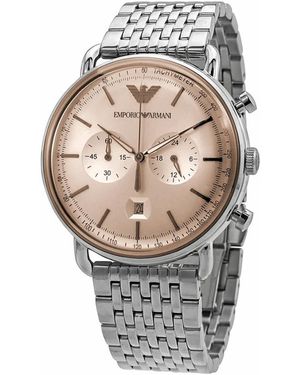 Emporio Armani Orologio Cinturino - Metallizzato