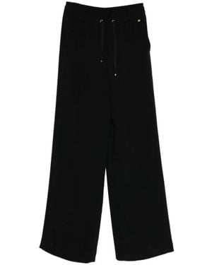 Herno Wide Trousers - Black
