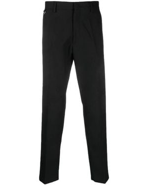 Low Brand Pantaloni Sartoriali Crop - Zwart
