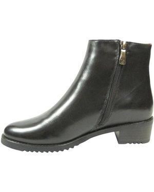Everybody Schoenen ,Bruin ,Leer Belport Enkellaarsjes - Zwart