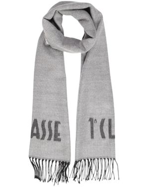 Alviero Martini 1A Classe Beiger logo winter schal - Grau