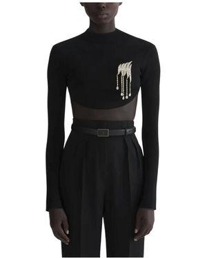 Mugler Long Sleeve Tops - Negro
