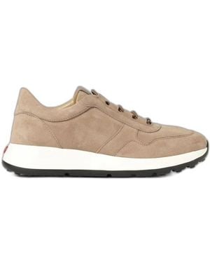 Tod's Schoenen ,Bruin ,Leer Dot Sneakers - Naturel