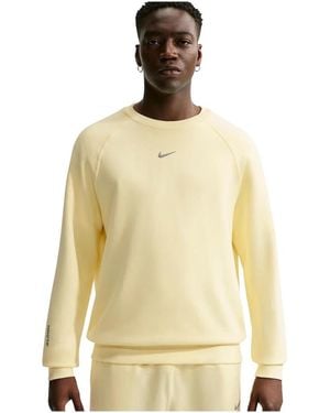 Nike Nocta Fleece Crew Sweatshirt - Geel
