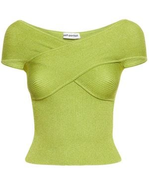 Self-Portrait T-Shirts - Green